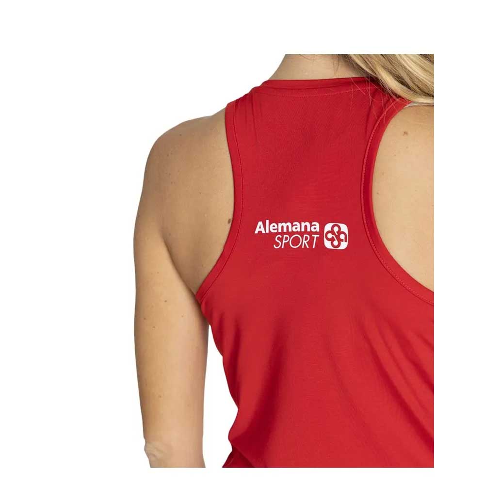 Polera Mujer Deportiva Sin Mangas Rojo Under Armour