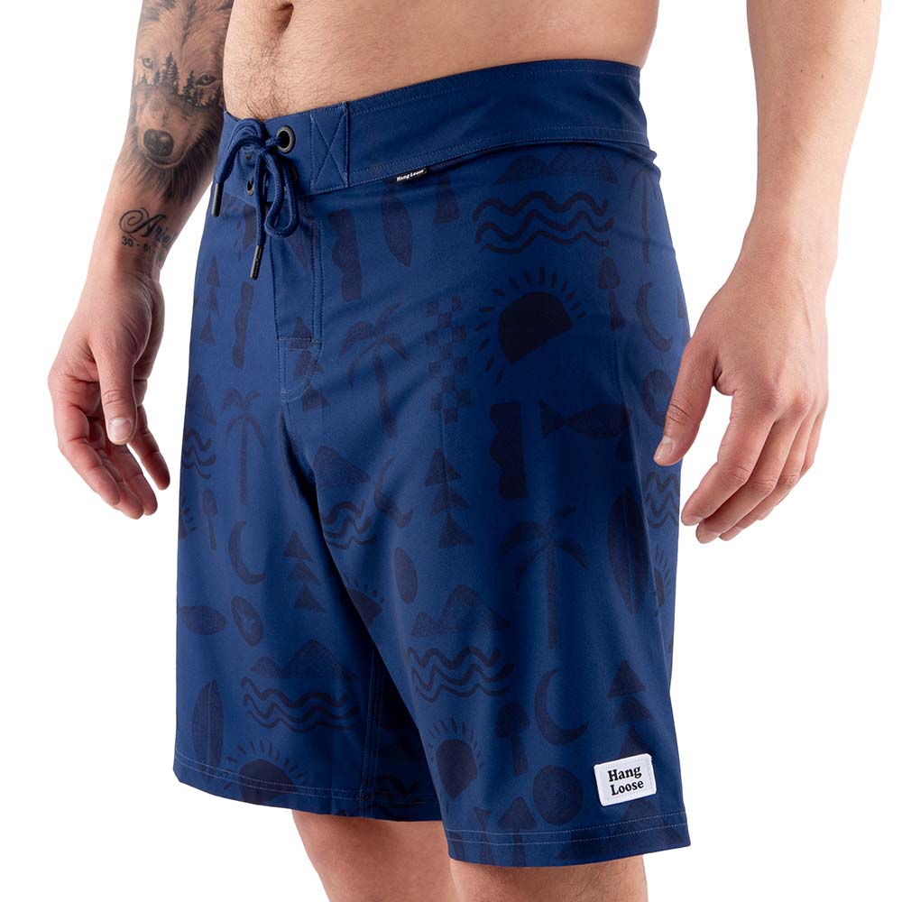 Traje De Baño Hombre Elements Azul Hang Loose