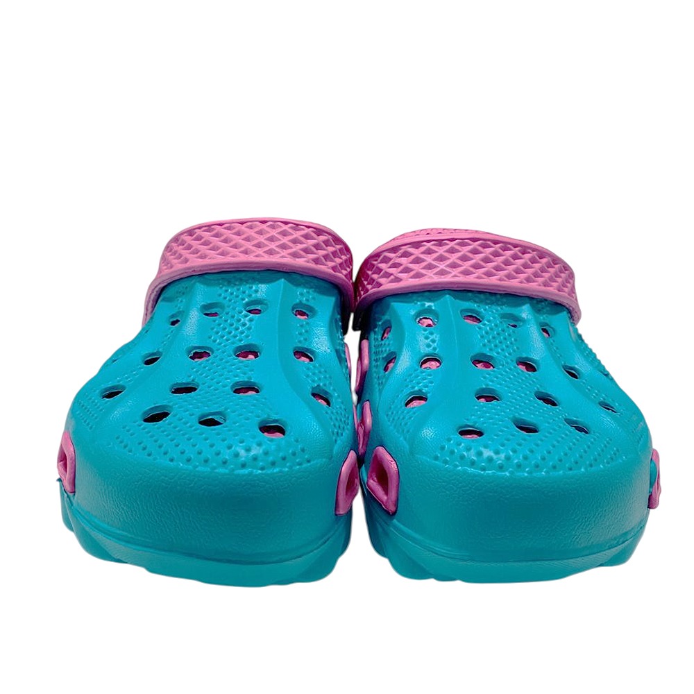 Sandalia Turquesa Fucsia Mujer
