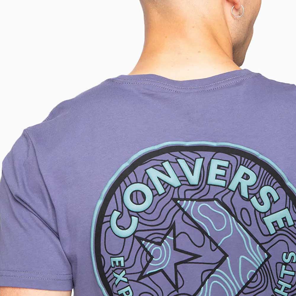 Polera Manga Corta Azul Art of Utility Topo Converse