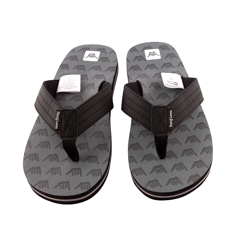 Sandalia Hombre Multi-Icon Gris Hang Loose