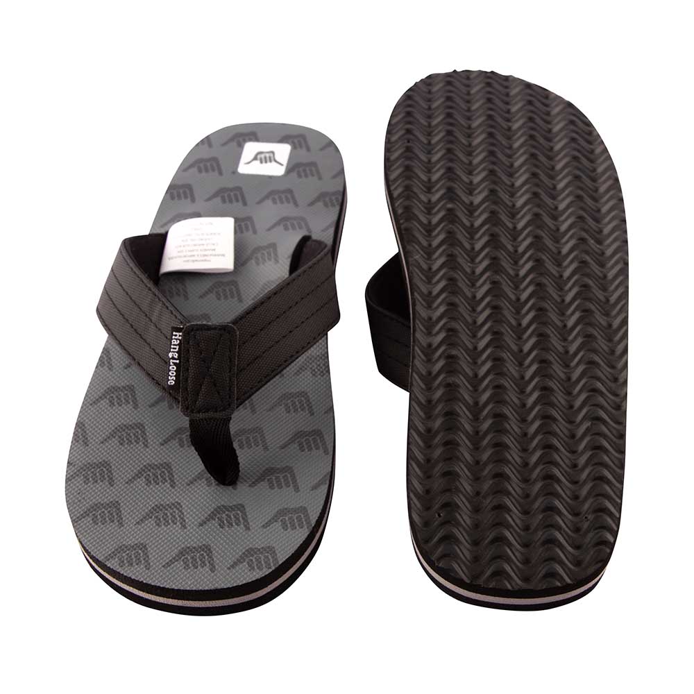 Sandalia Hombre Multi-Icon Gris Hang Loose