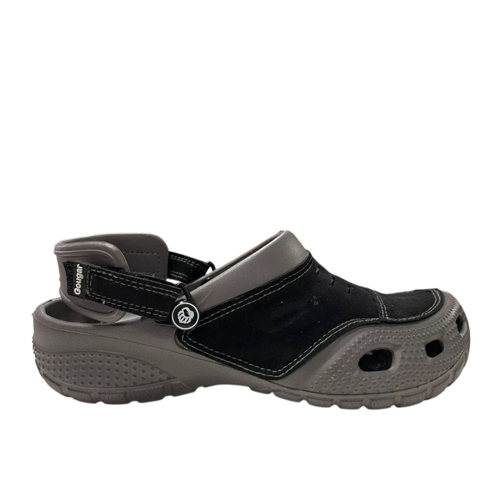 SANDALIAS ALPHA SHOES MUJER GRIS NEGRO