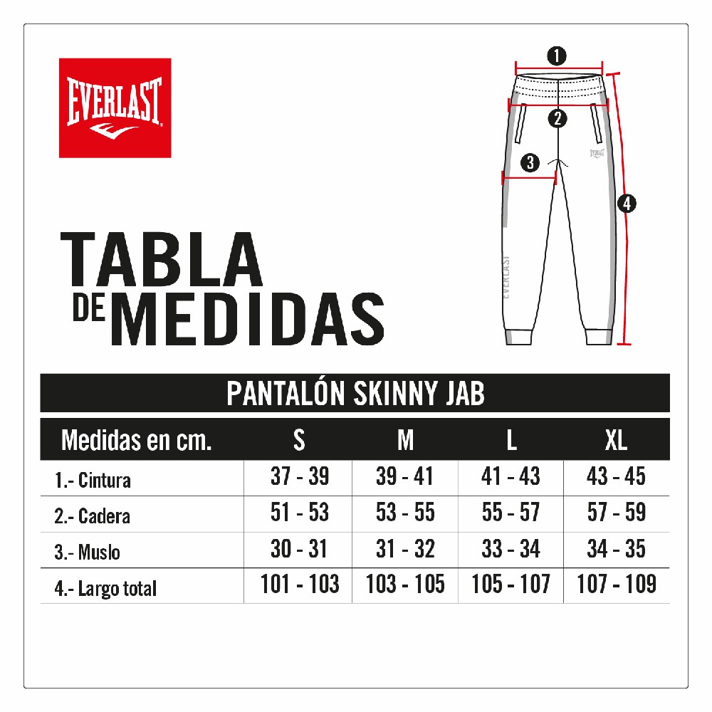 PANTALON TERRY EVERLAST SKINNY JAB AZ