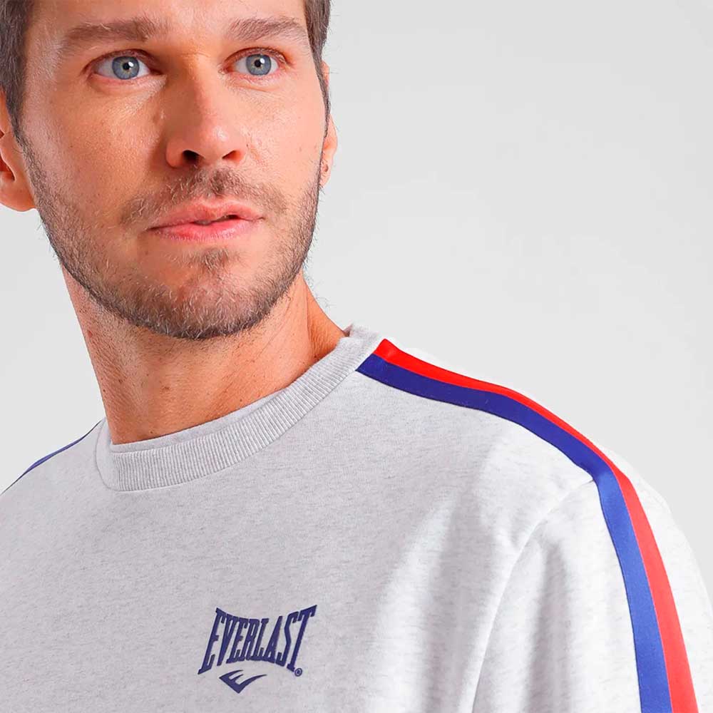 Poleron Hombre Everlast Terry Jab Gris Melange