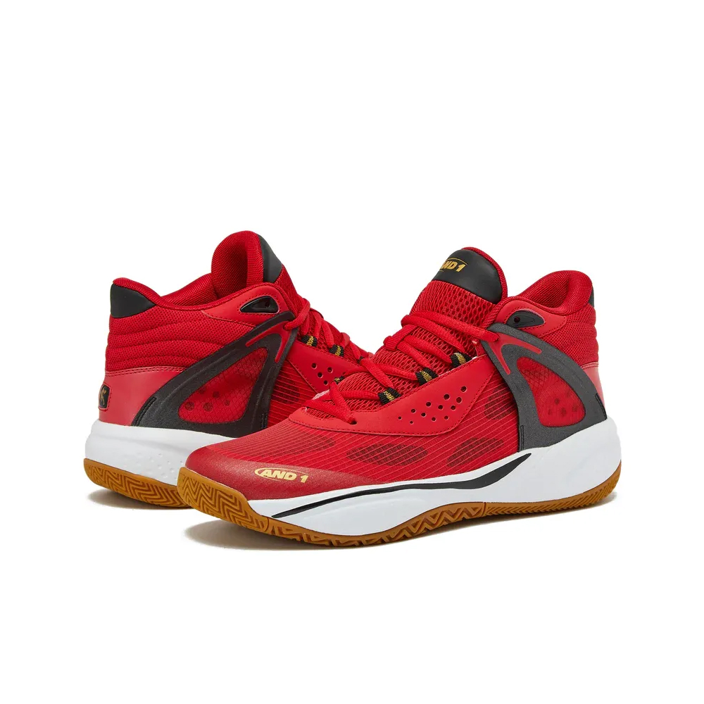 Zapatillas De Hombre Basquet And1 Revel Mid Rojo