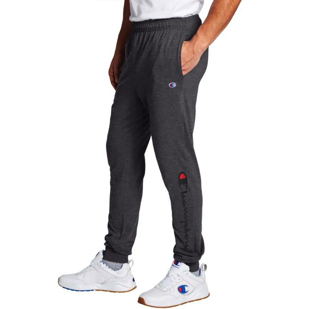Jogger Jersey Algodón Hombre Champion Gris Graphic