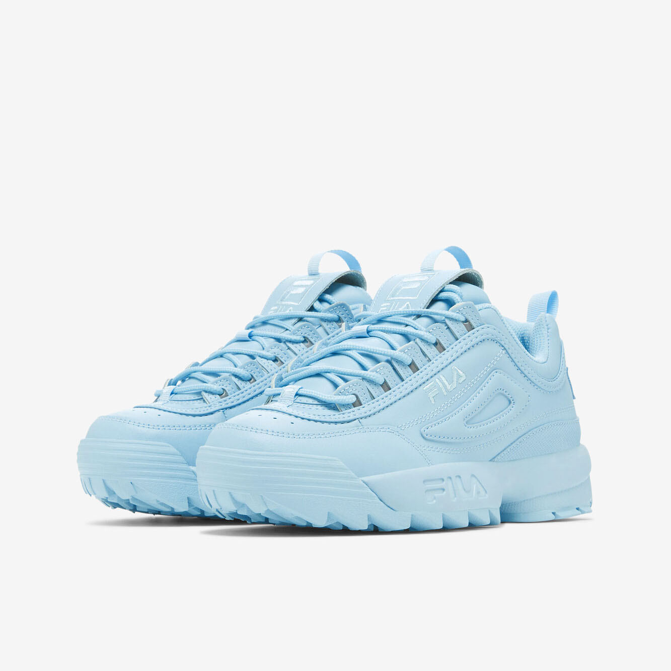 Zapatillas De Mujer Fila Disruptor II Azul Cristal