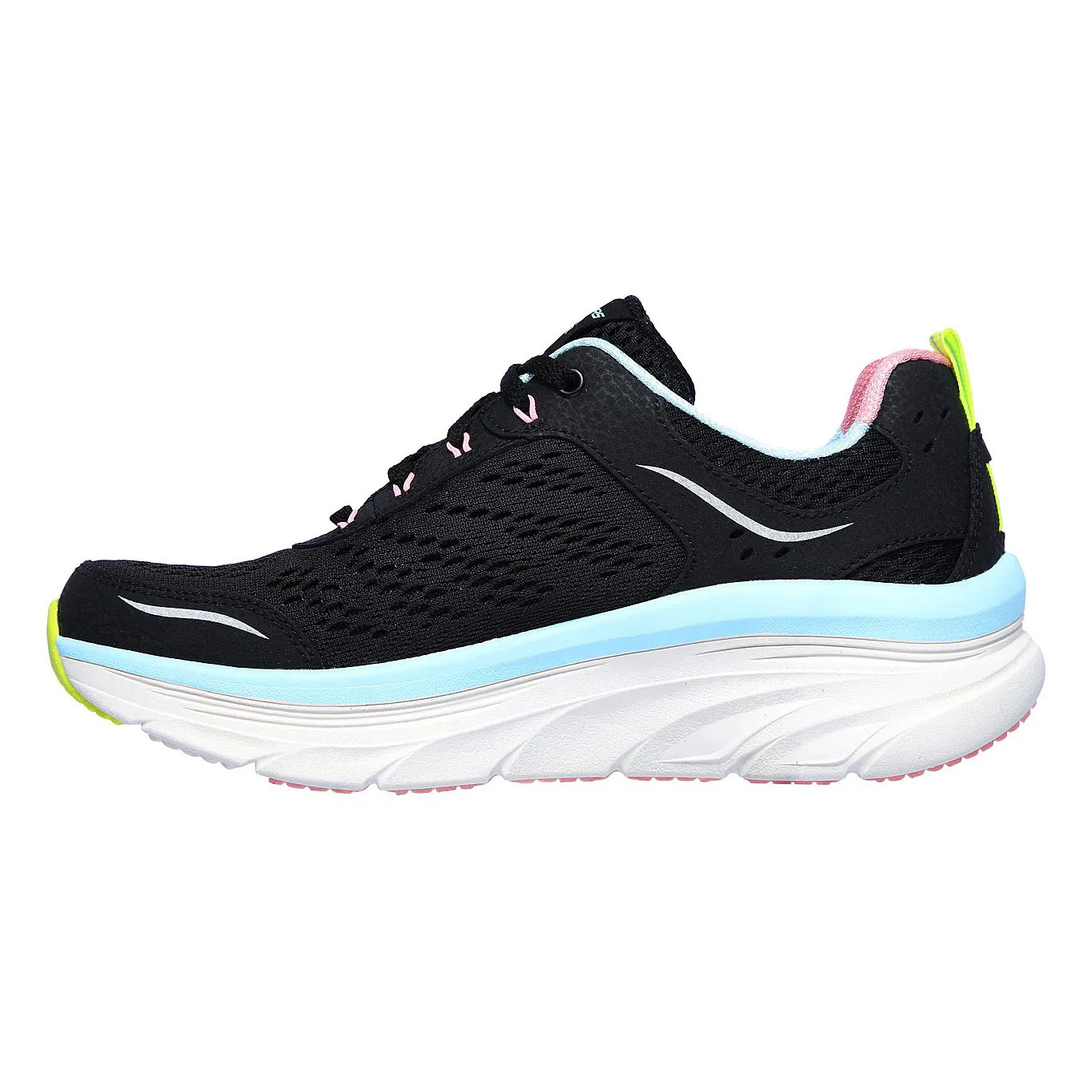 Zapatillas Urbanas Skechers Mujer D'Lux Walker 149023-BKMT