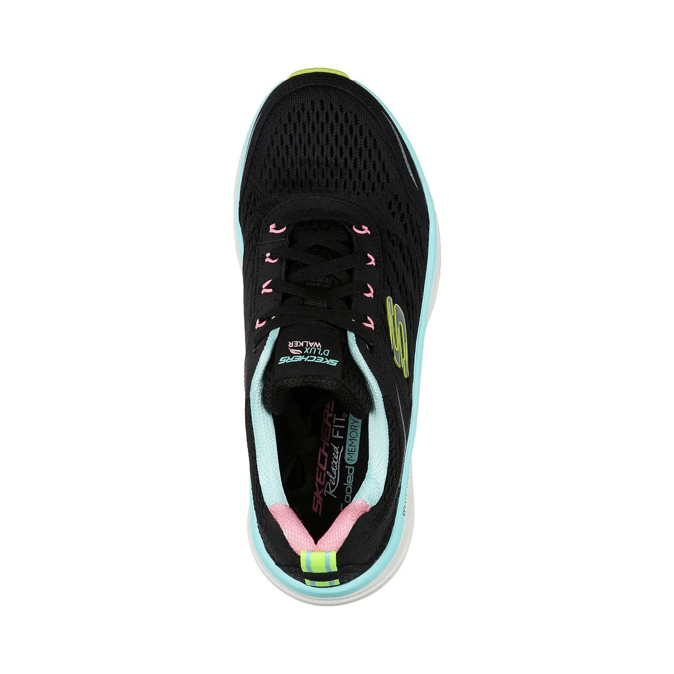 Zapatillas Urbanas Skechers Mujer D'Lux Walker 149023-BKMT