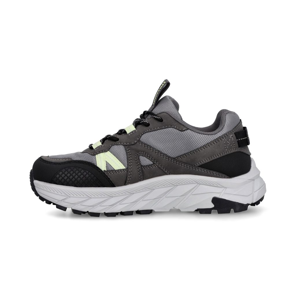 Zapatillas Outdoor Mujer Cliff Gris Negro Spalding