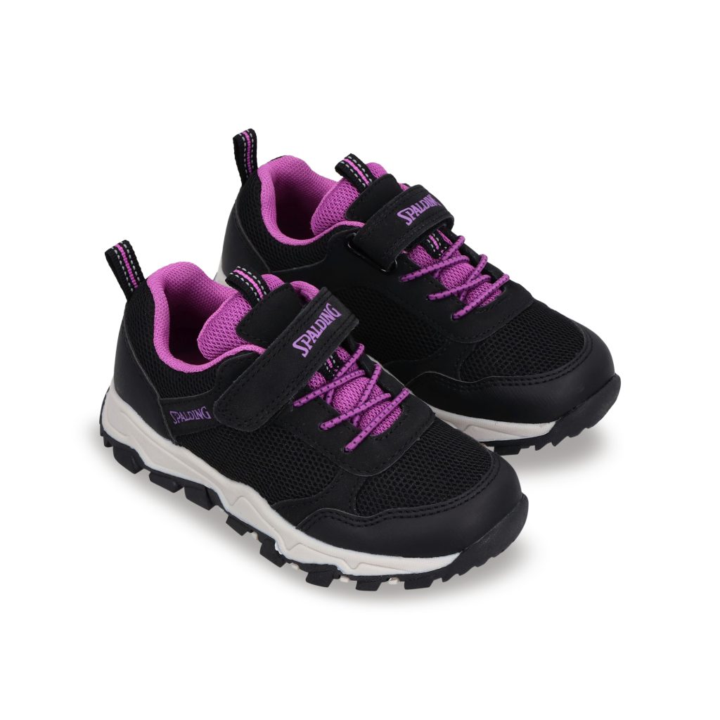 Zapatillas Outdoor Niñas Kaya Negro Purpura Spalding