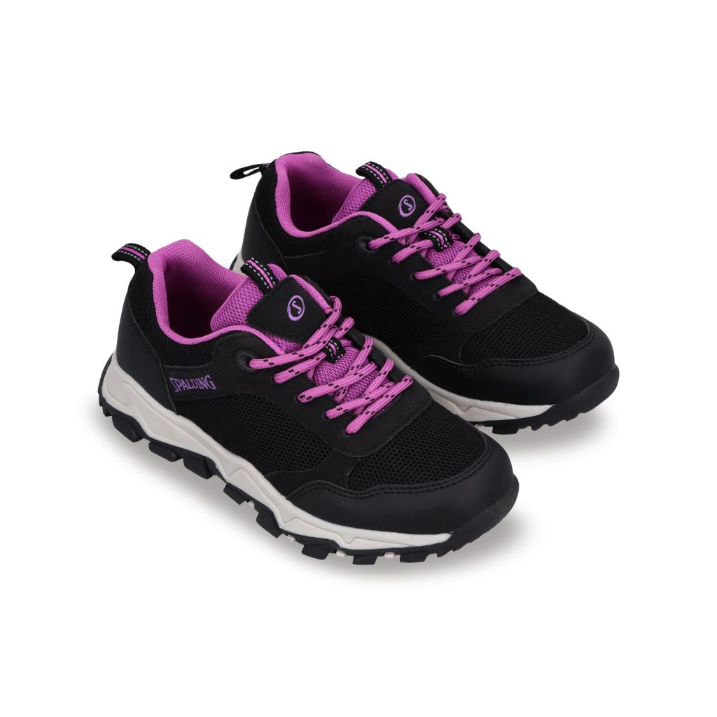 Zapatillas Outdoor Niña Kaya Negro Purpura Spalding