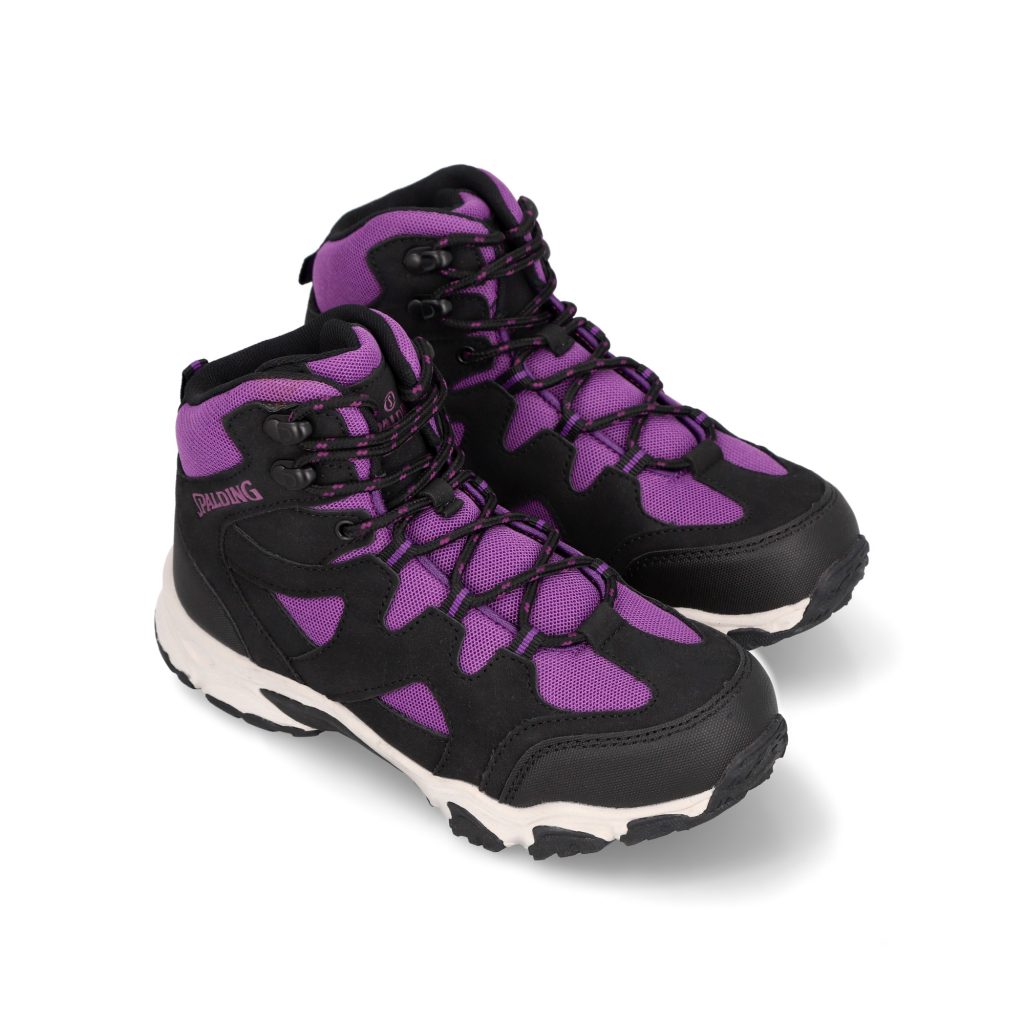 Zapatillas Outdoor Junior Camp Negro Purpura Spalding