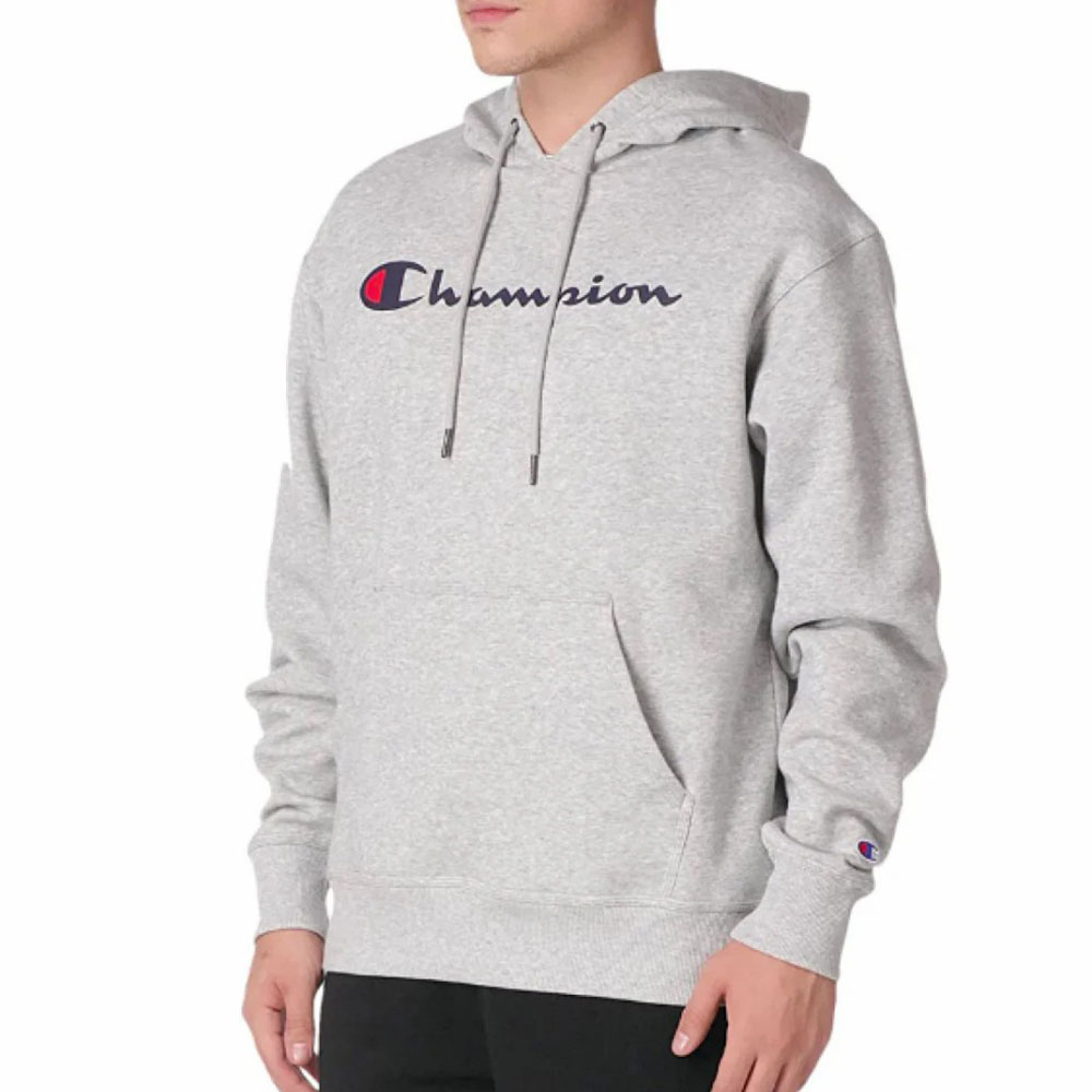 Poleron Hombre Hoodie Champion Gris