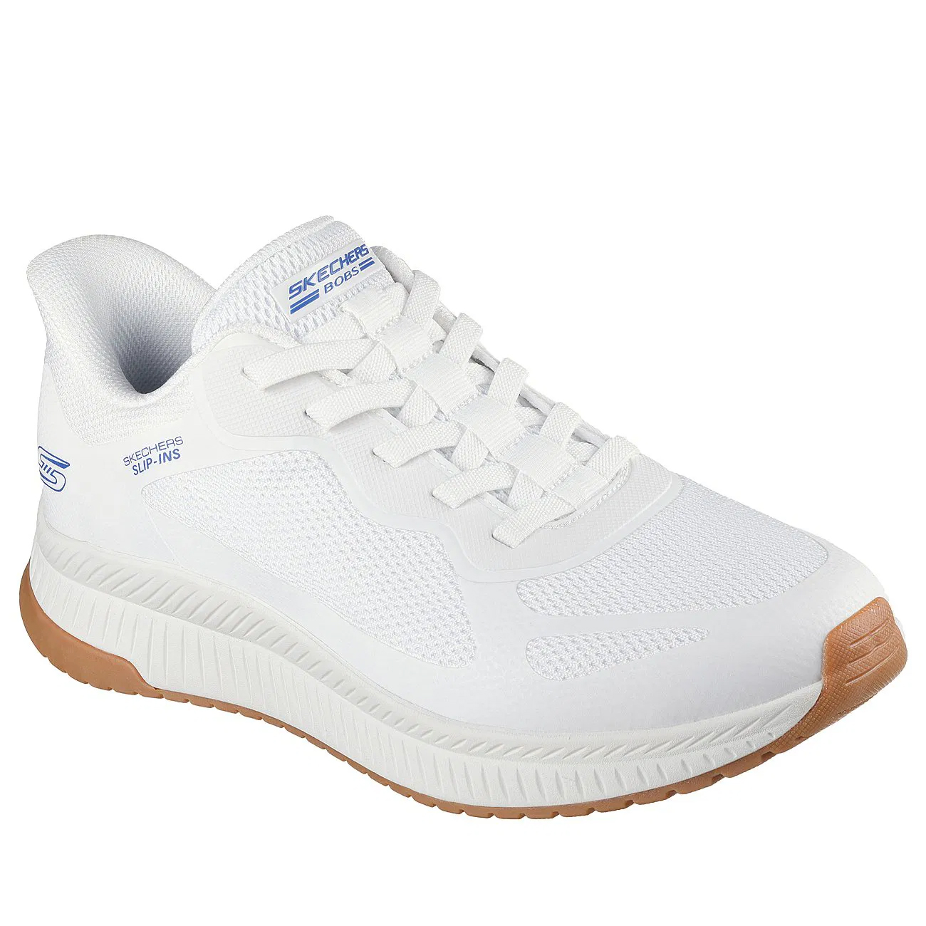 Zapatillas Urbanas Skechers Hombre Bobs Squad 4 118423-WHT