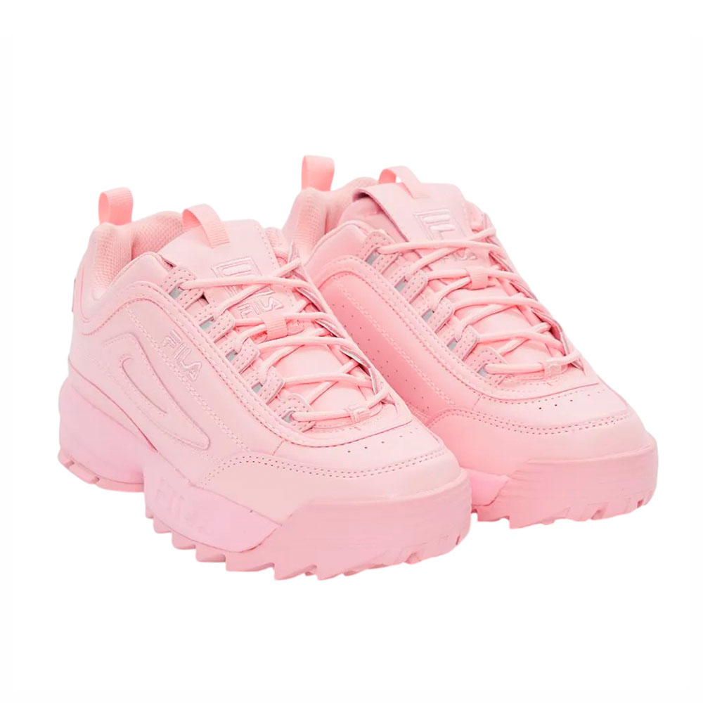 Zapatillas De Mujer Fila Disruptor II Premium Rosa