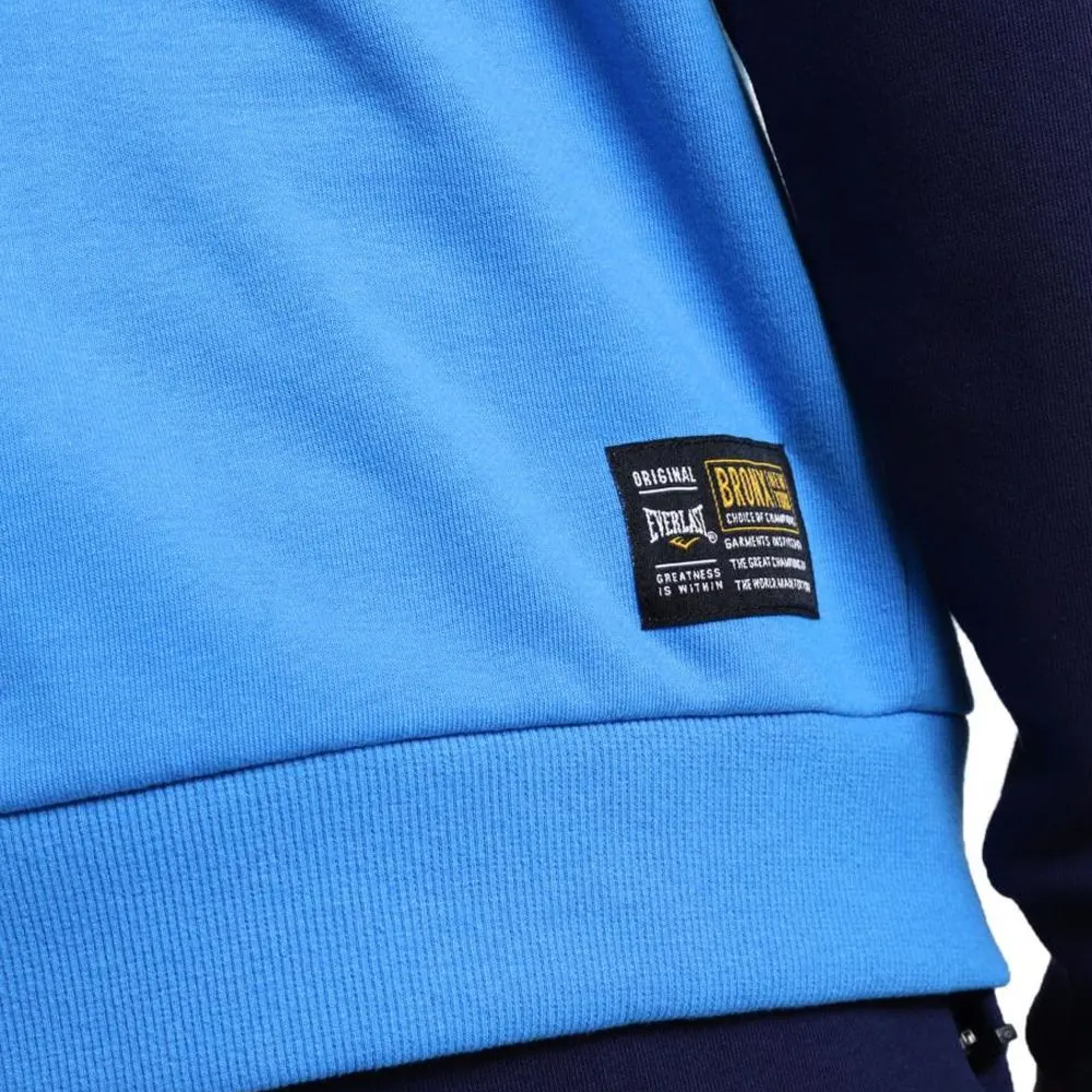 Polerón Hombre Everlast Azul Hook Qtr Zip