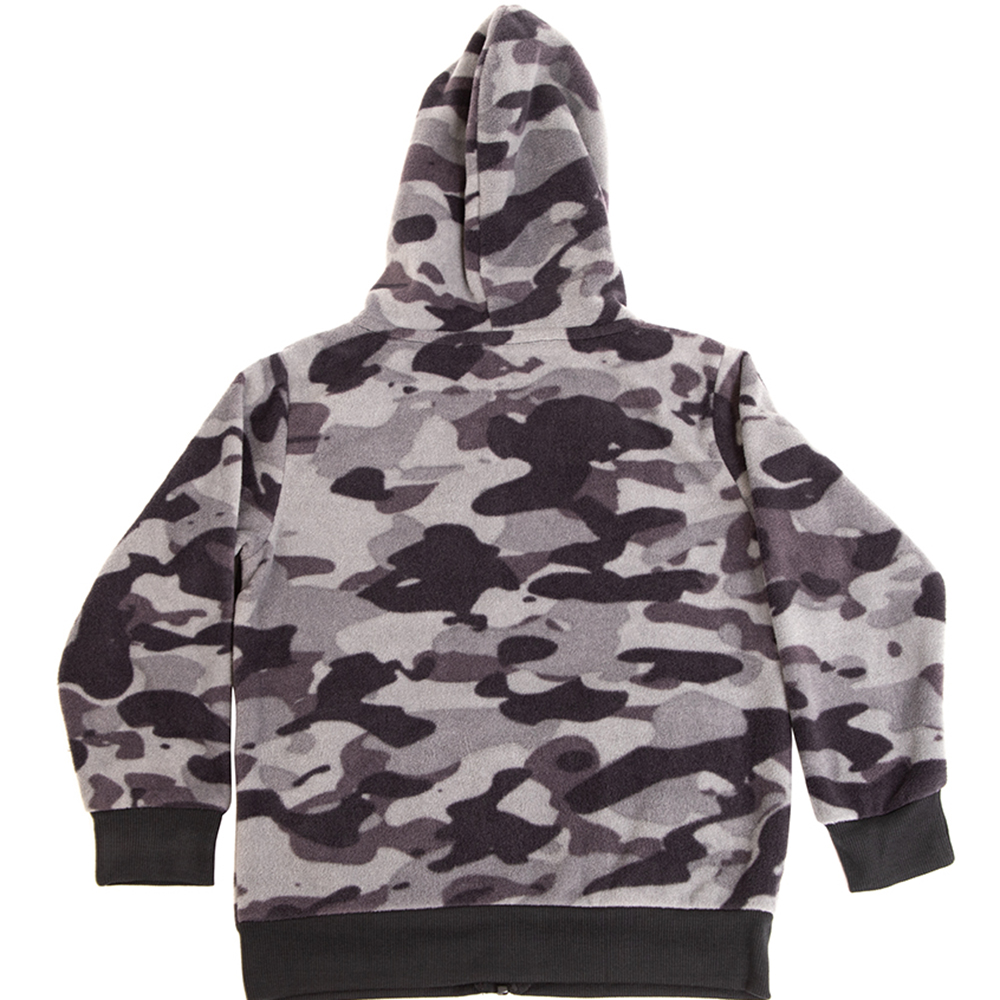 Polerón Micropolar Full Zipper Gris Niños Spitfire