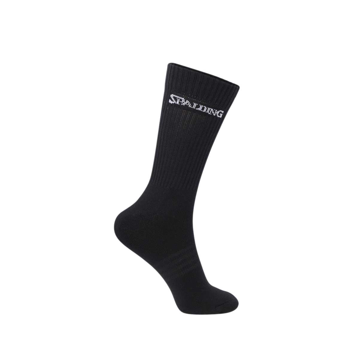 Tripack Calcetines Largos Negros Spalding 35-39