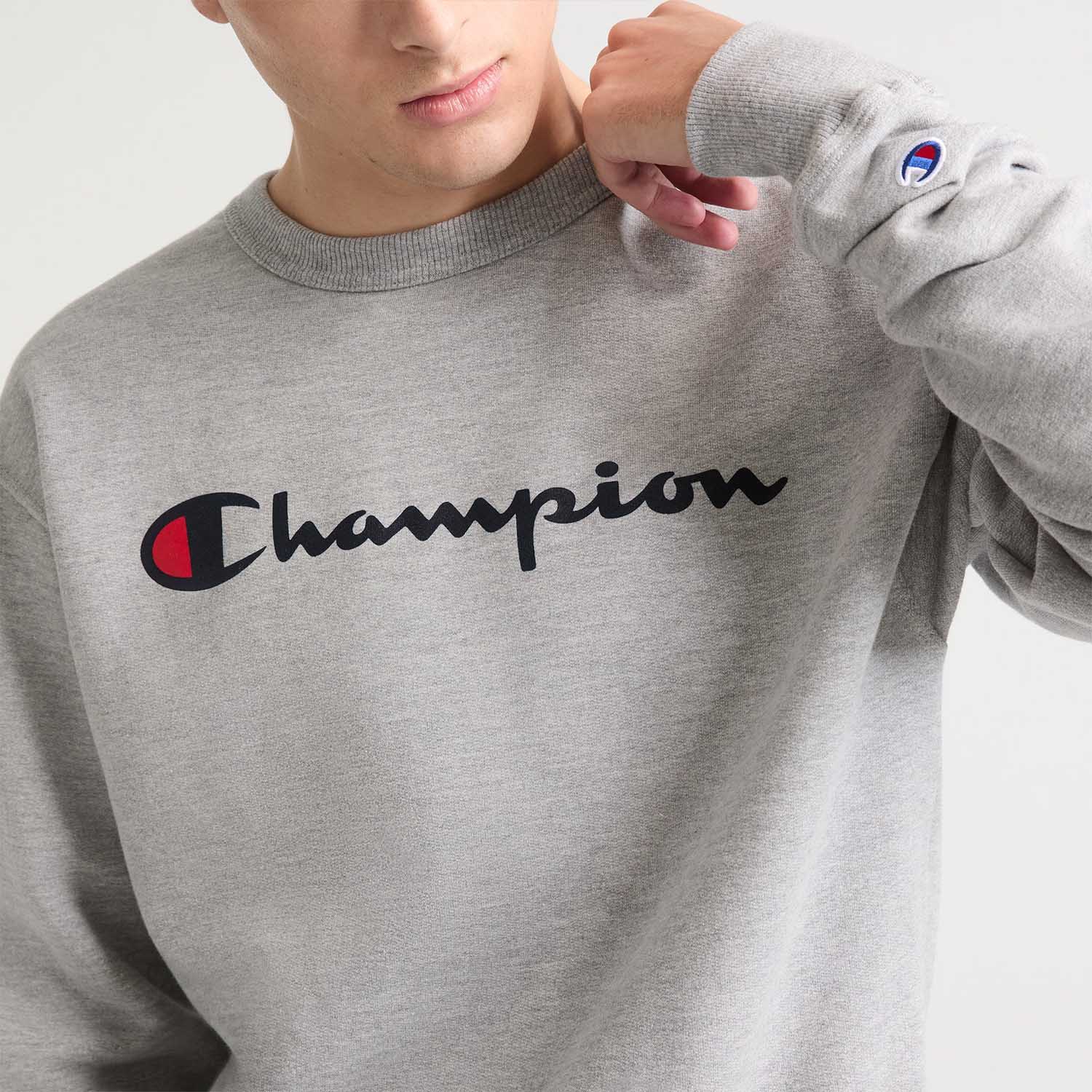 Polerón Hombre Champion Gris