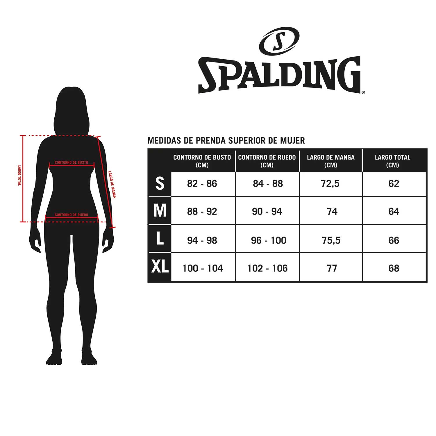 Primera Capa Superior Manga Larga Mujer Spalding