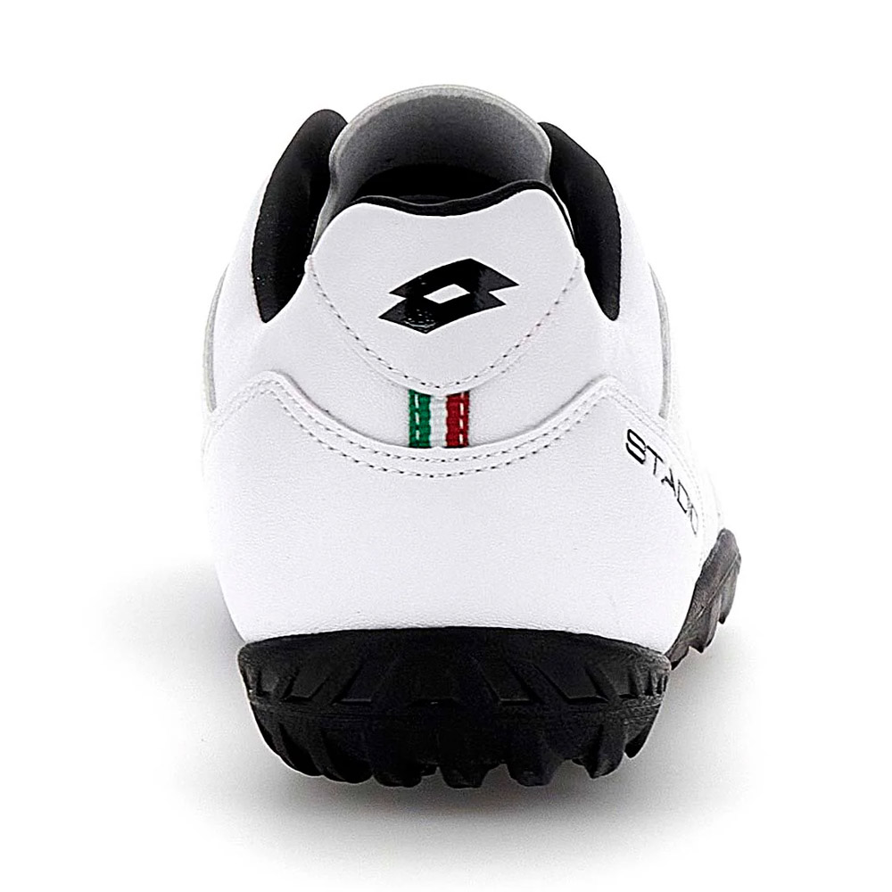 Zapatilla Baby Futbol Hombre Lotto - Stadio 705 TF Blanco Dorado