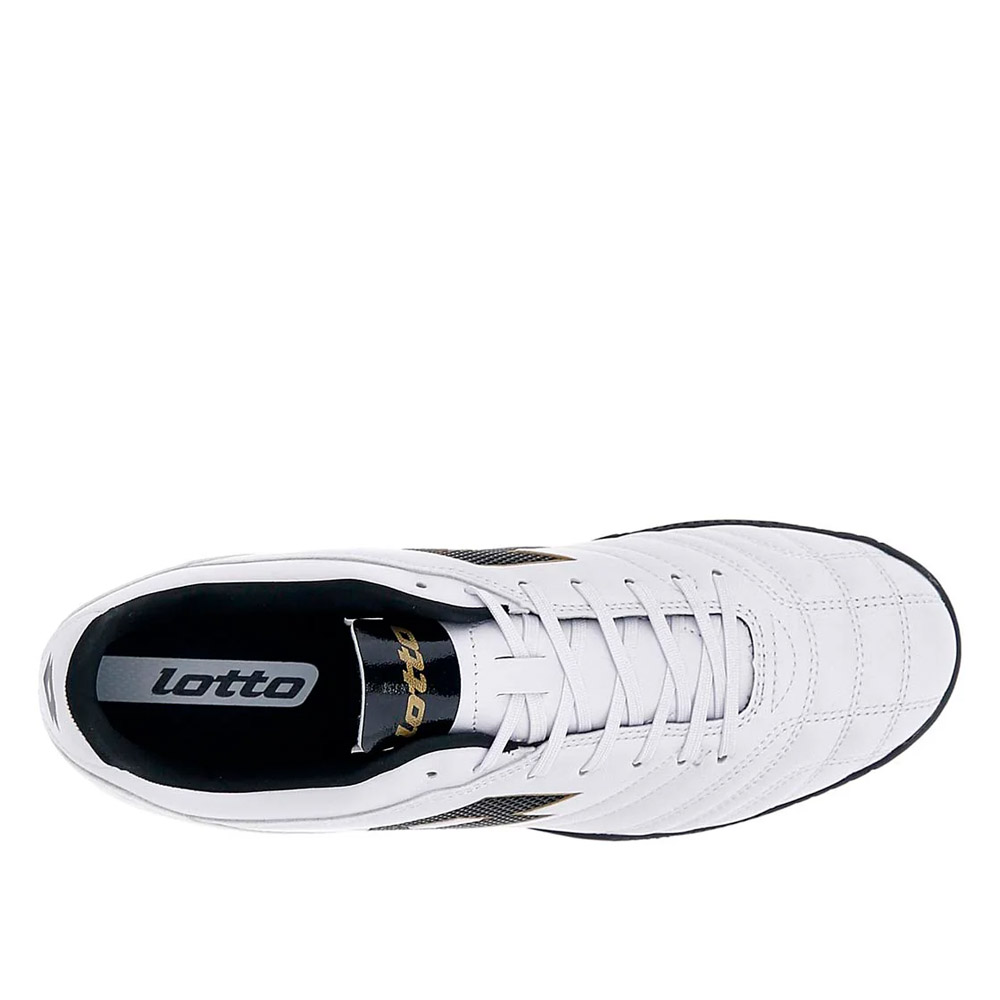 Zapato de Baby Futbol Hombre Lotto - Stadio 705 TF Blanco Negro