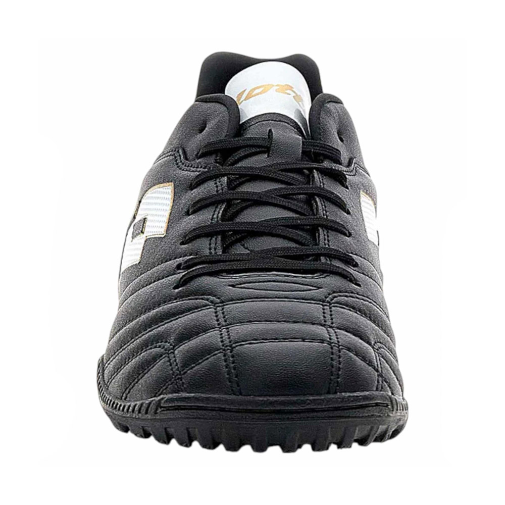 Zapato de Baby Futbol Hombre Lotto - Stadio 705 TF Negro Blanco