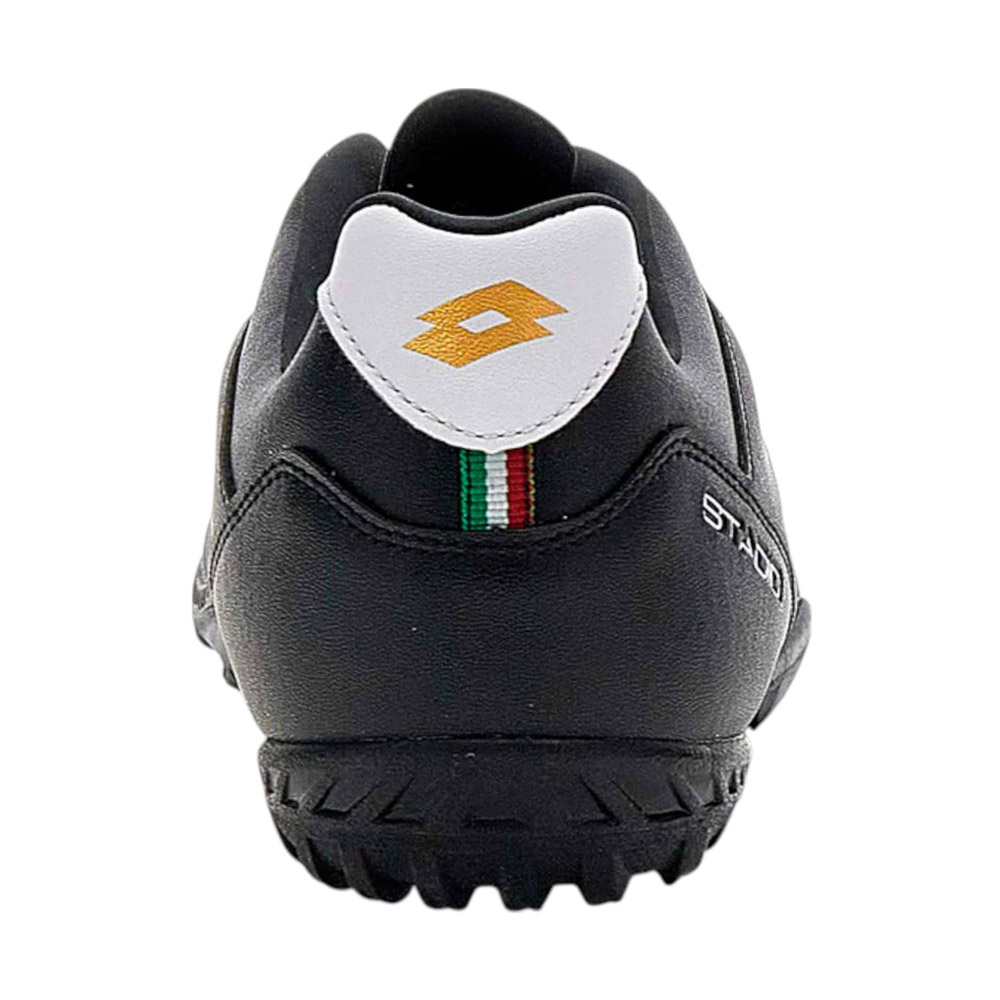 Zapato de Baby Futbol Hombre Lotto - Stadio 705 TF Negro Blanco