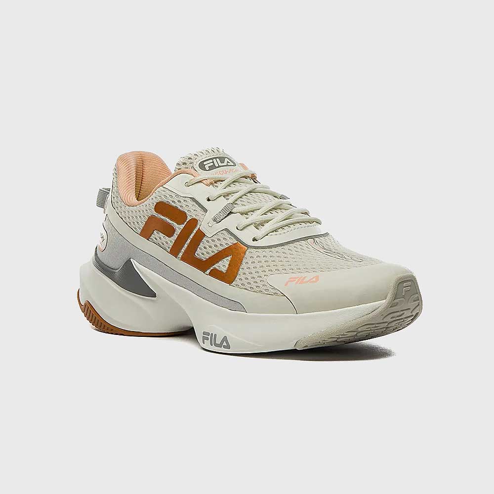 Zapatilla Running Mujer Fila Recovery Beige