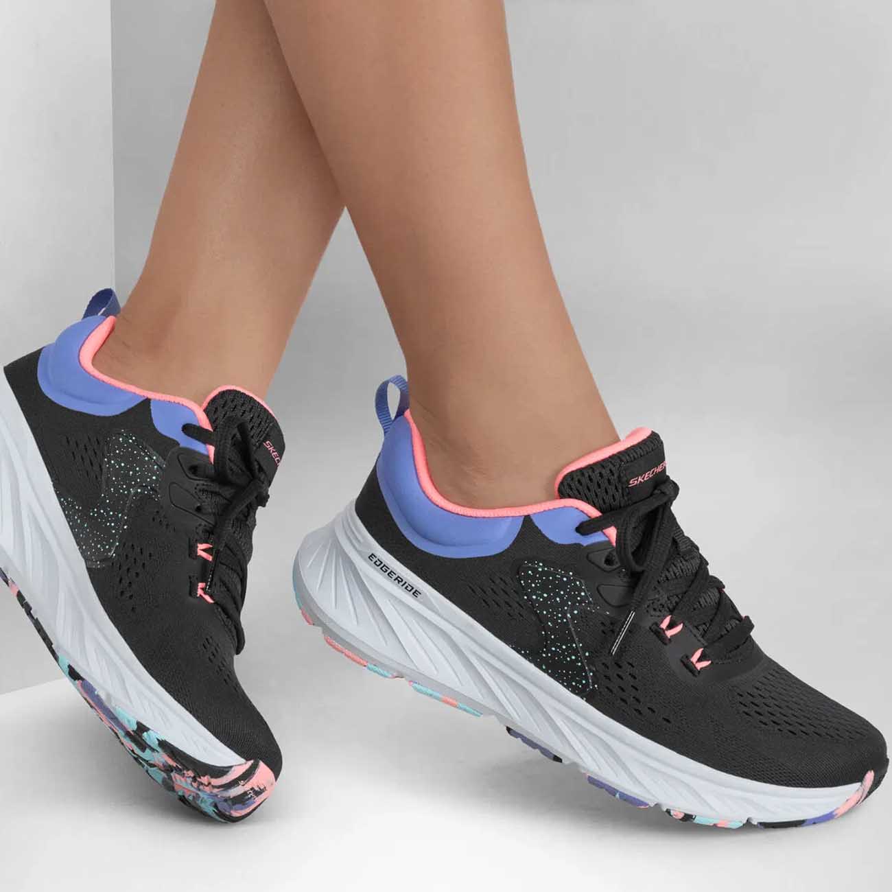 Zapatillas Urbanas Skechers Mujer Women's Edgeride 150478-BKMT