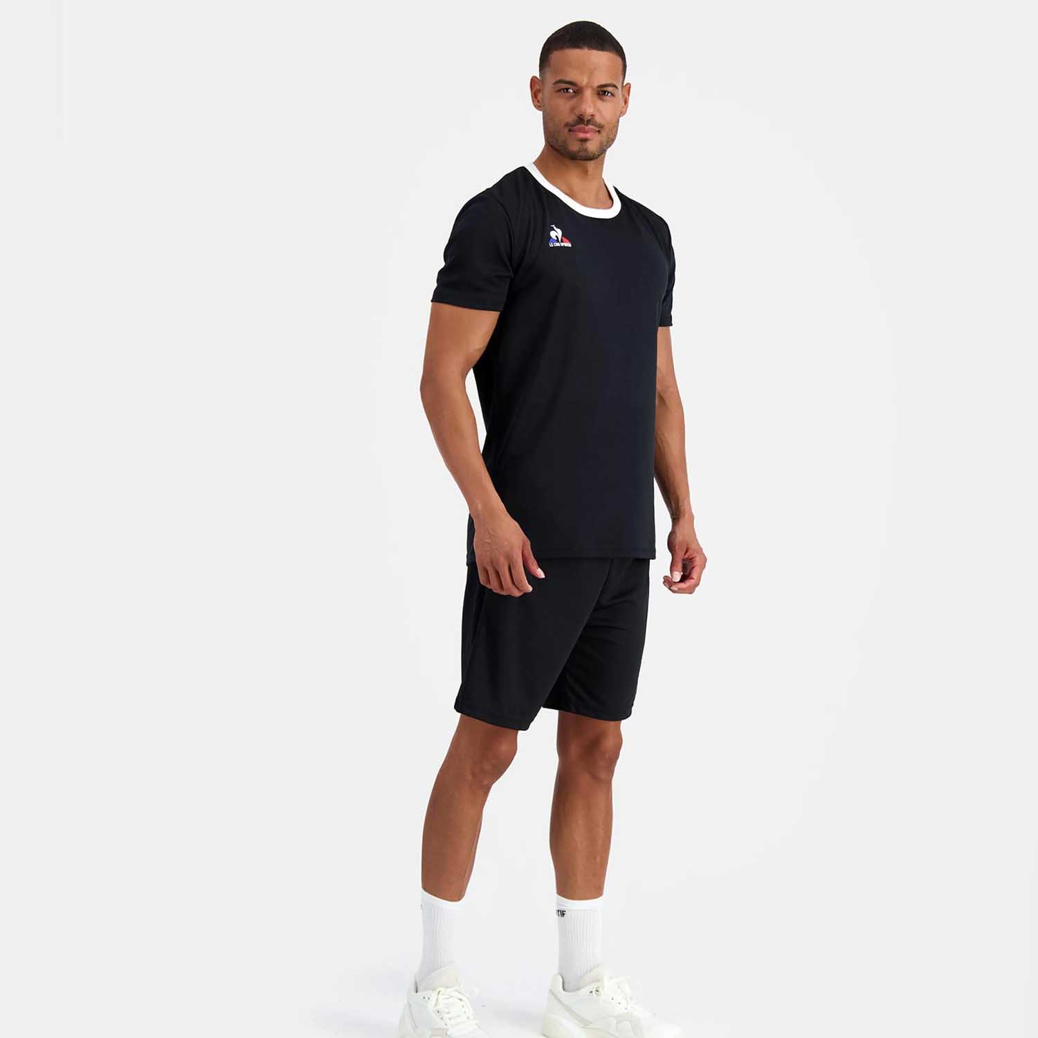 Polera Deportiva Negra Le Coq Sportif