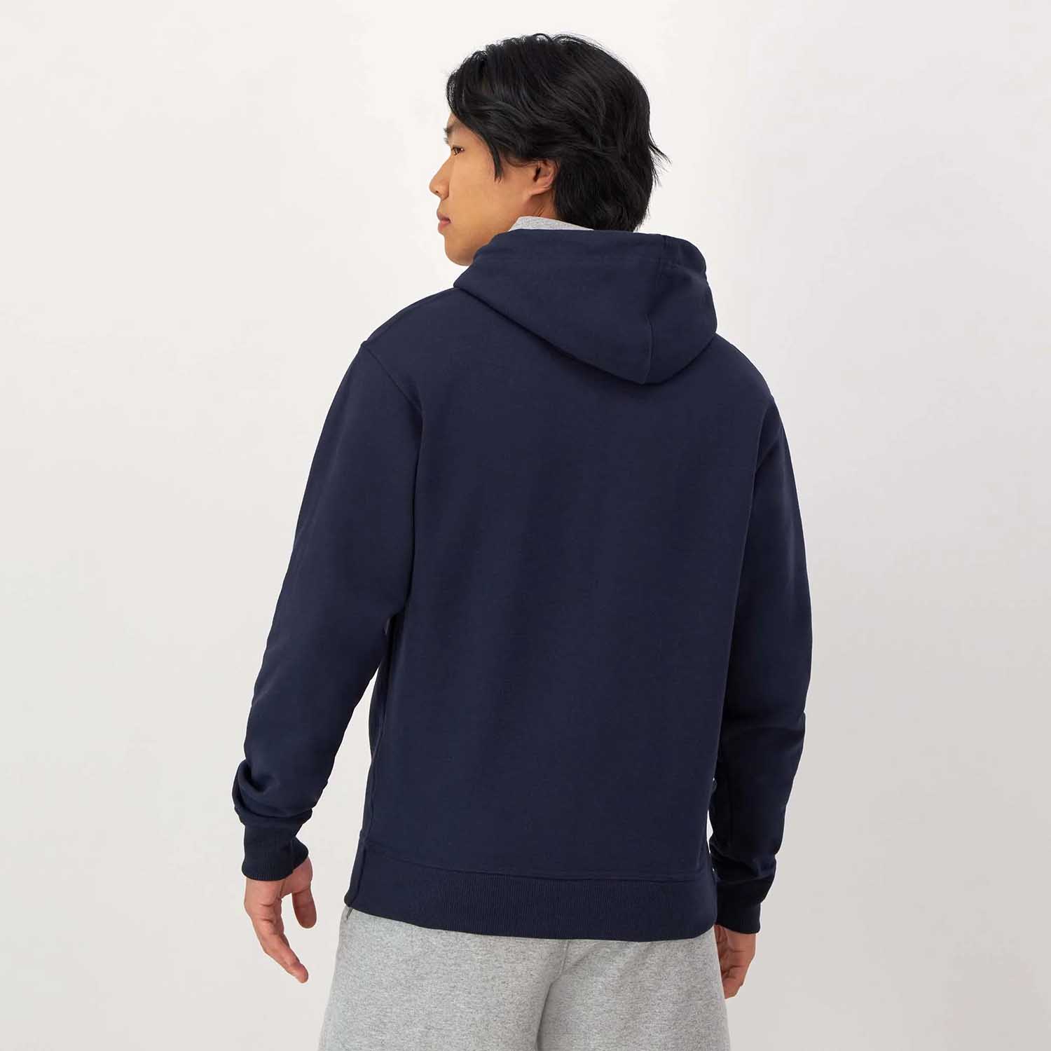 Poleron Hombre Champion Hoodie Powerblend Graphic Azul