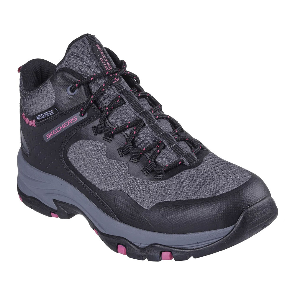 Zapatillas Outdoor Skechers Mujer Trego 180004-BKHP