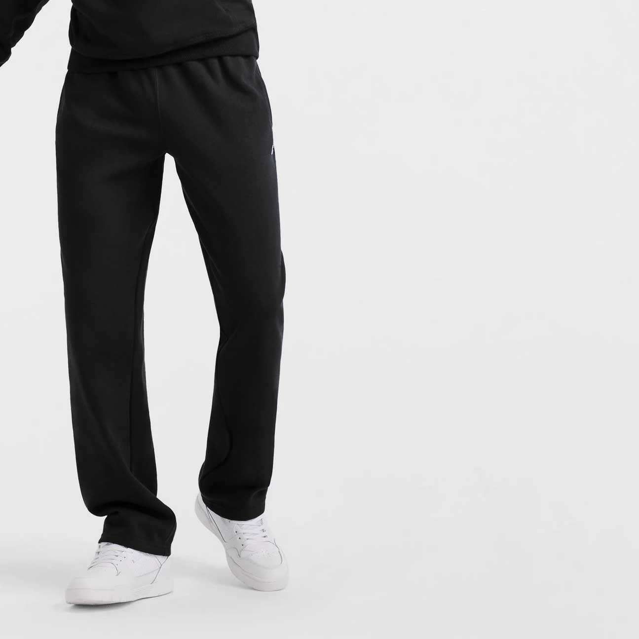 Jogger Hombre Powerblend Open Bottom Champion Negro