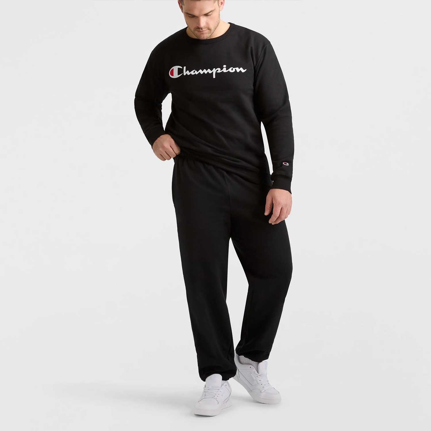 Jogger Hombre Stadium Reverse Weave Champion Negro