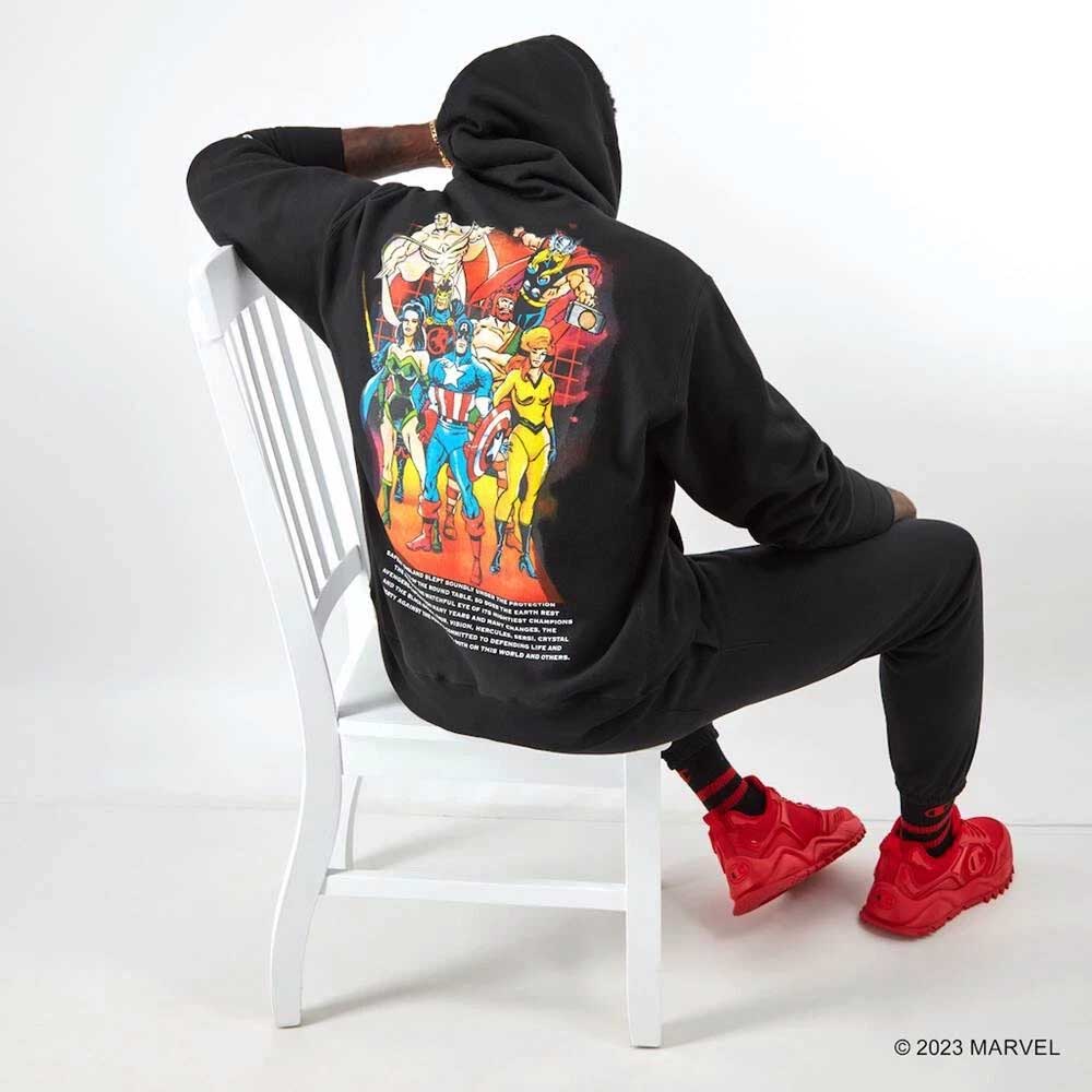Poleron Hombre Hoodie Avengers Champion