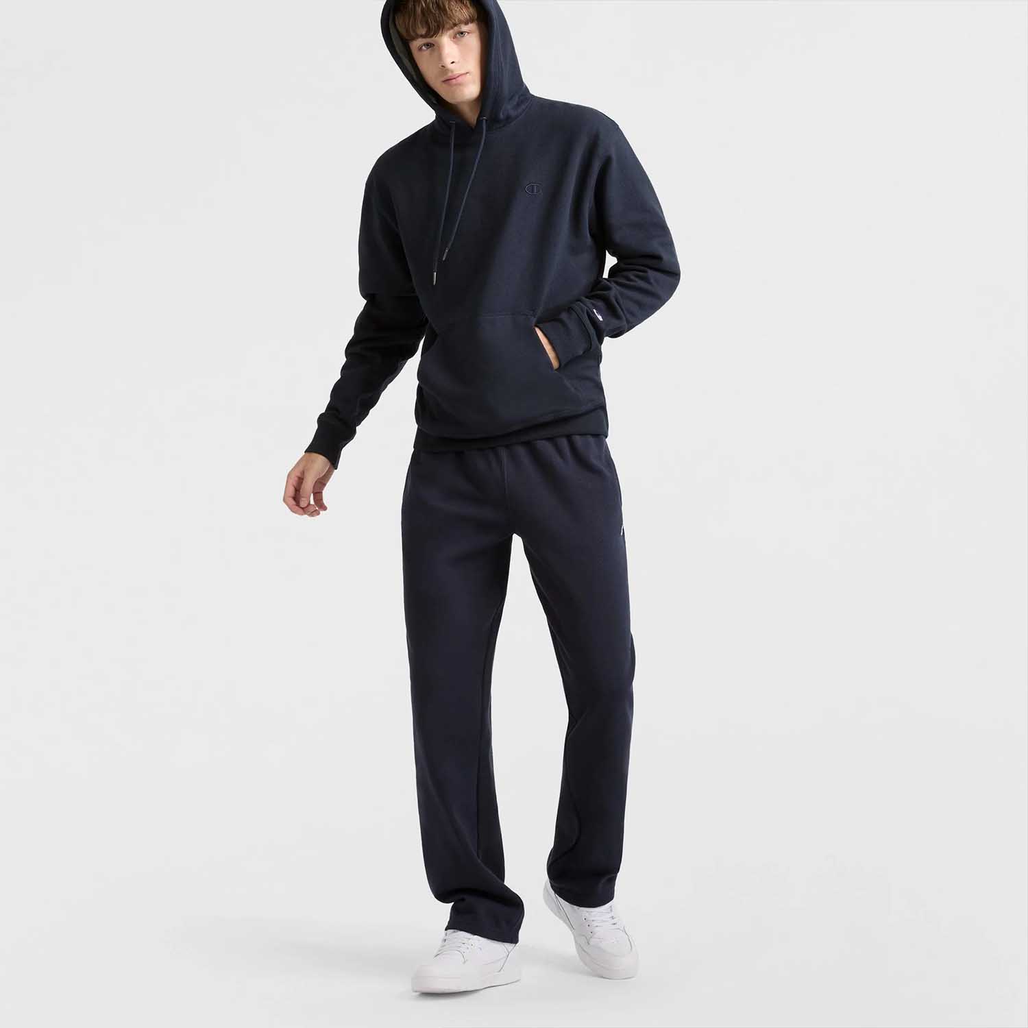 Jogger Hombre Champion Powerblend Open Bottom Azul
