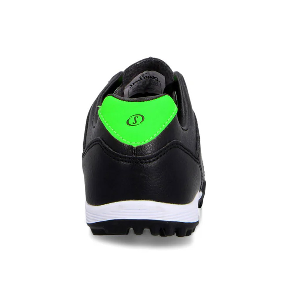 Zapatilla Baby Futbol Tf Junior Goal Verde Neon Negro