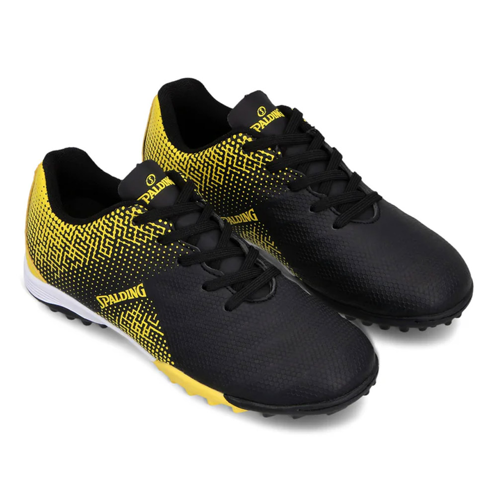 Zapatilla Baby Futbol Tf Junior Amarillo Neon Negro
