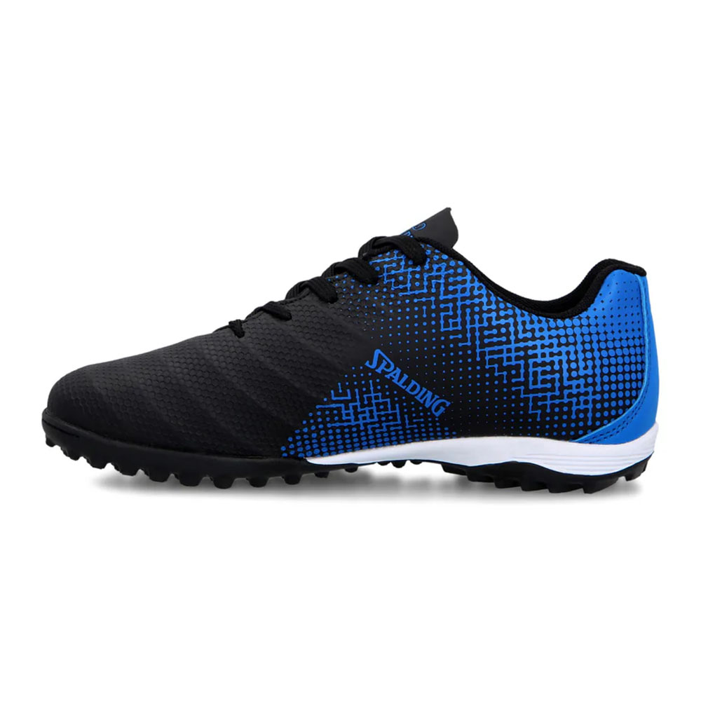 Zapatilla Baby Futbol Tf Junior Speed Azul Neon Negro