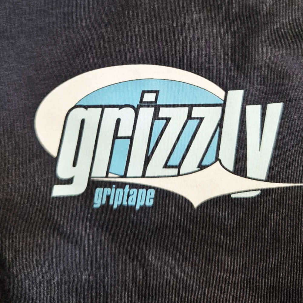Polera Hombre Grizzly Griptape Glacier Negro