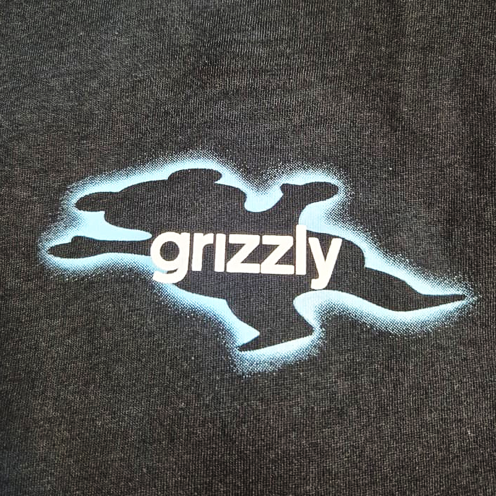 Polera Hombre Grizzly Griptape High Beam Negro