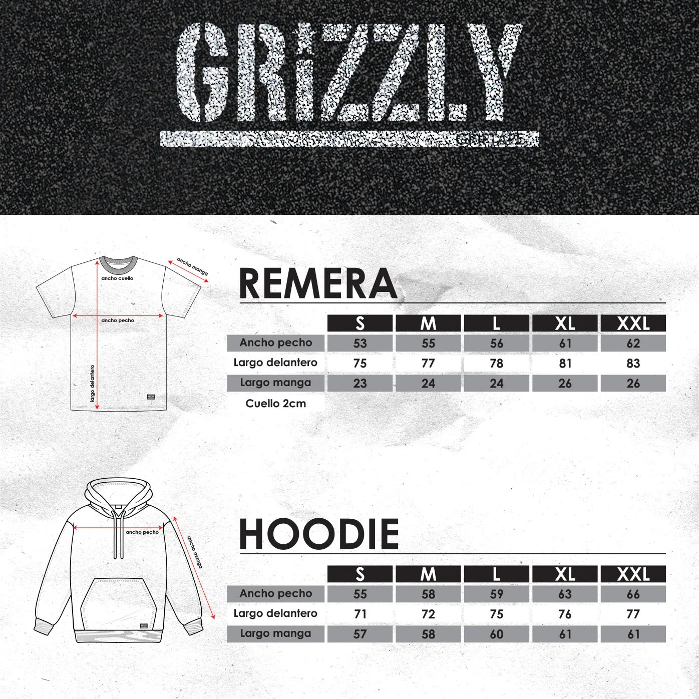 Polera Hombre Grizzly Griptape High Beam Negro