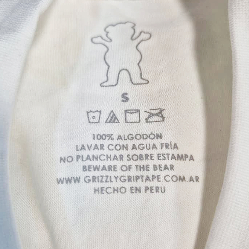 Polera Hombre Grizzly Griptape Terrain White