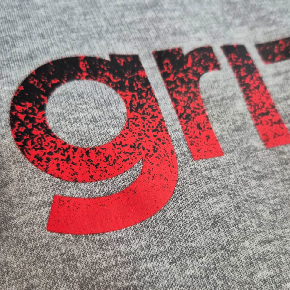 Poleron Hoodie Hombre Grizzly Griptape Lowercase Fadeaway Gris