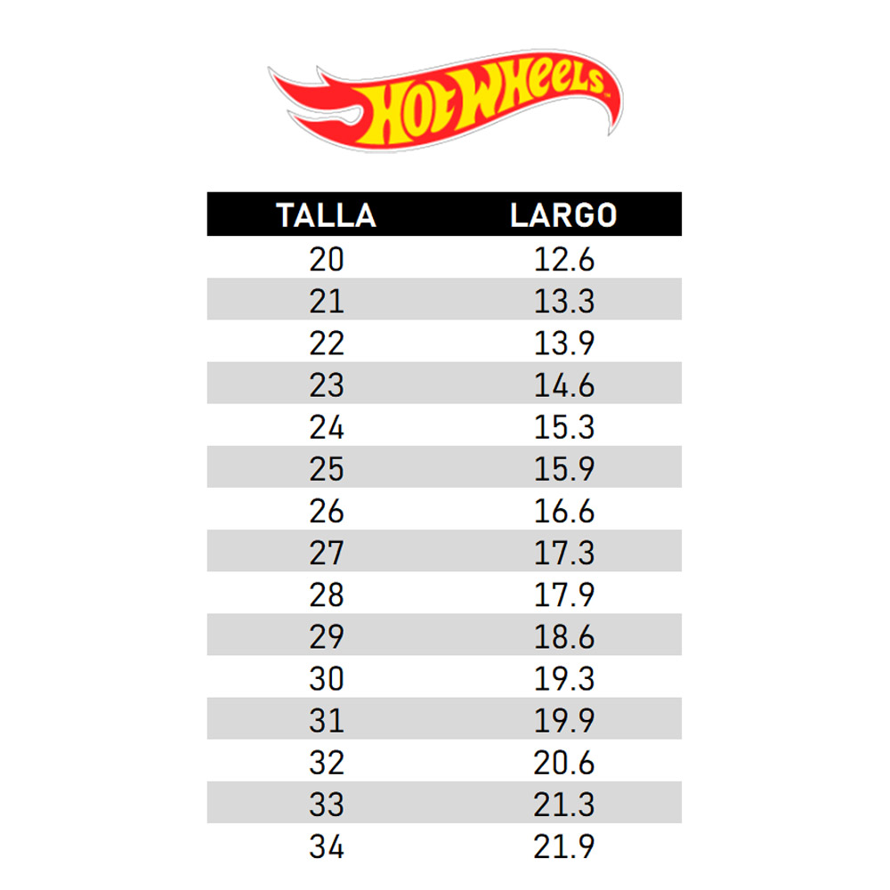 Zapatillas Infantil Hot Wheels Monster Trucks