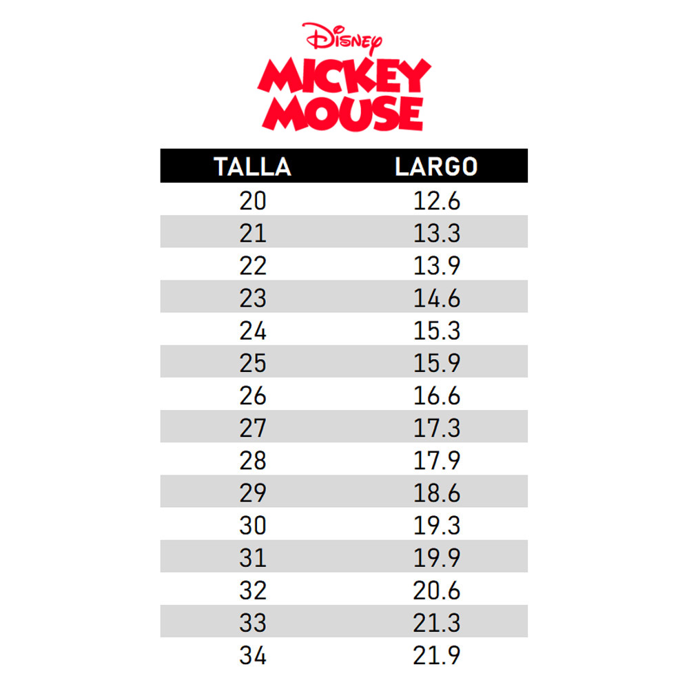 Zapatillas Niño Disney Mickey Mouse Azul Deportivas
