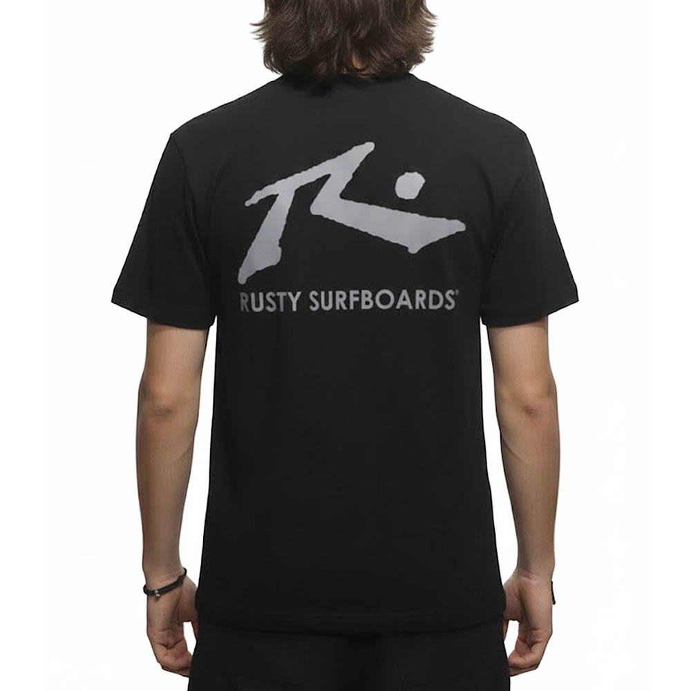 Polera Hombre Rusty Aibika Negro